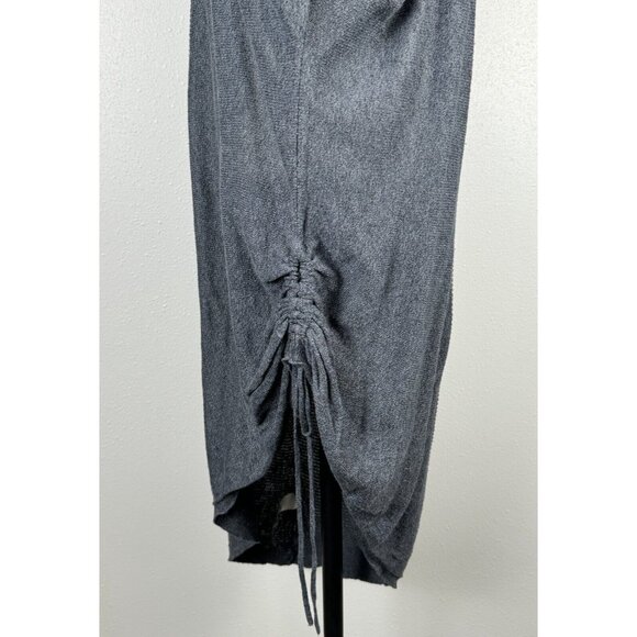 Maurices Womens Size 1 Gray Asymmetrical Knit Sweater Dress Tunic Top XL Knit - Picture 4 of 16